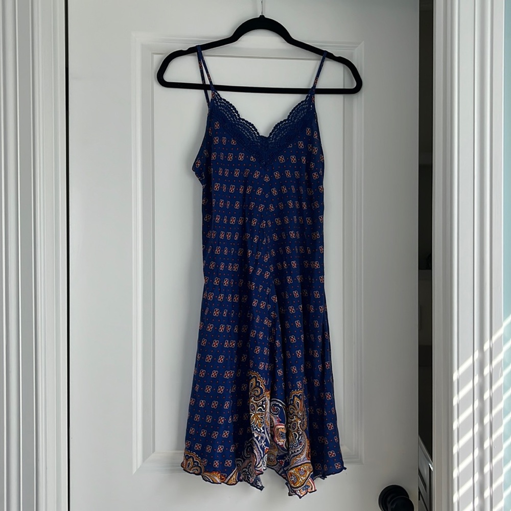 Royal blue bohemian dress! Perfect for everyday! Size S